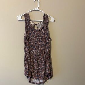 Maurices Pink and White Floral Top